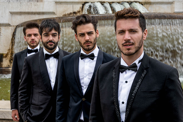 Four Italian Tenors. Photo by Keith Dixon.