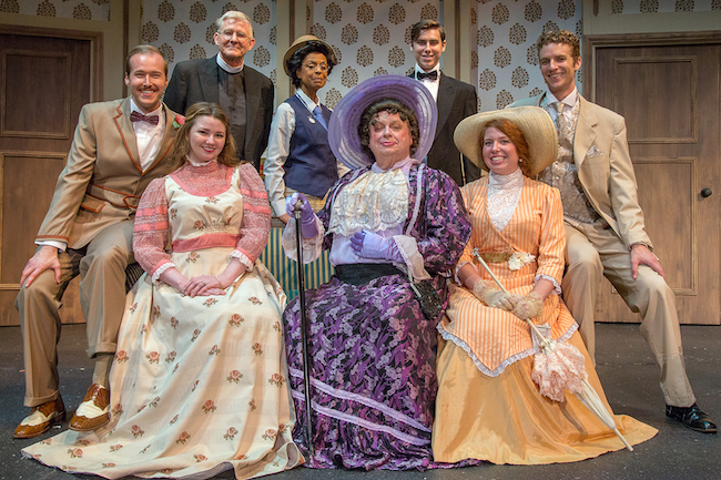 The very posh cast of ‘The Importance of Being Earnest’ at Insight Theatre July 13 – 22, Photo by John Lamb