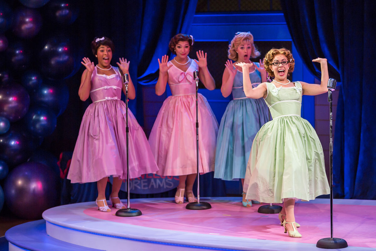 Photo from 'The Marvelous Wonderettes' at the Repertory Theatre of St. Louis.