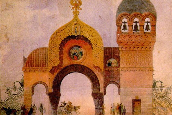 Plan for the Kiev city gate by Viktor Hartmann - Transferred from en.wikipedia to Commons.