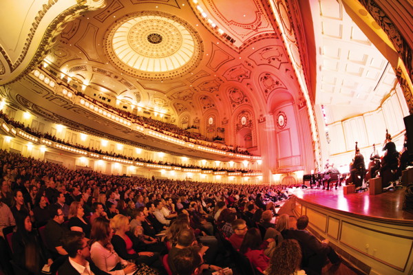 Powel Hall interior. Photo courtesy of the St. Louis Symphony Orchestra