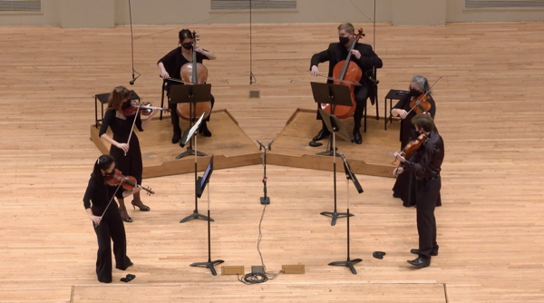 A string sextet of SLSO musicians