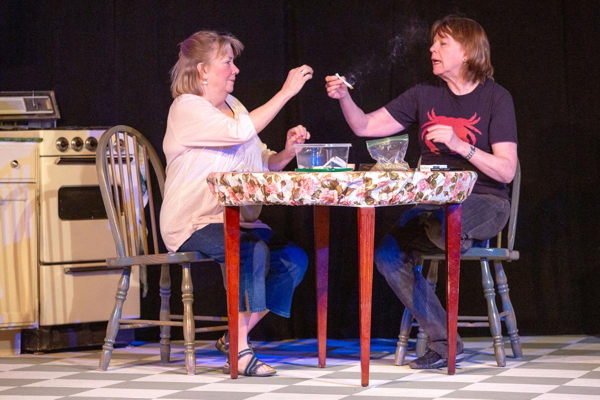 Jane Abling and Julie George-Carlson. Photo by John Lamb.